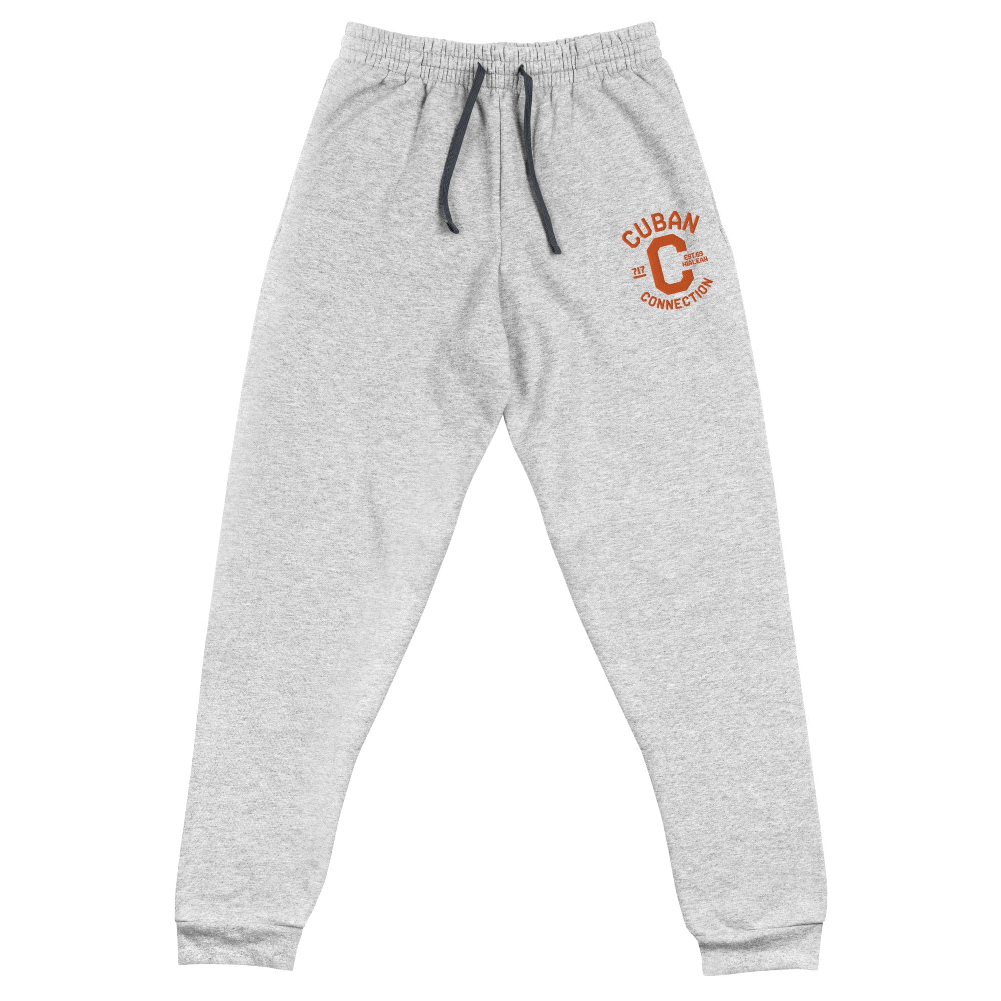 Clásico Orange Embroidered Logo Joggers