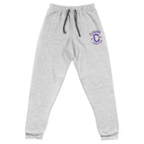 Clásico Purple Embroidered Logo Joggers