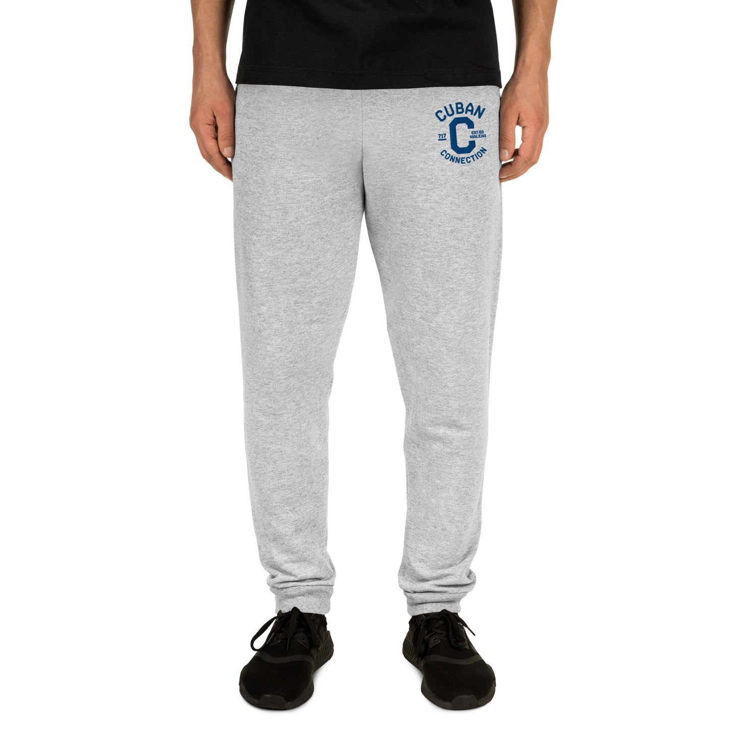 Clásico Royal Blue Embroidered Logo Joggers