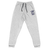 Clásico Navy Blue Embroidered Logo Joggers