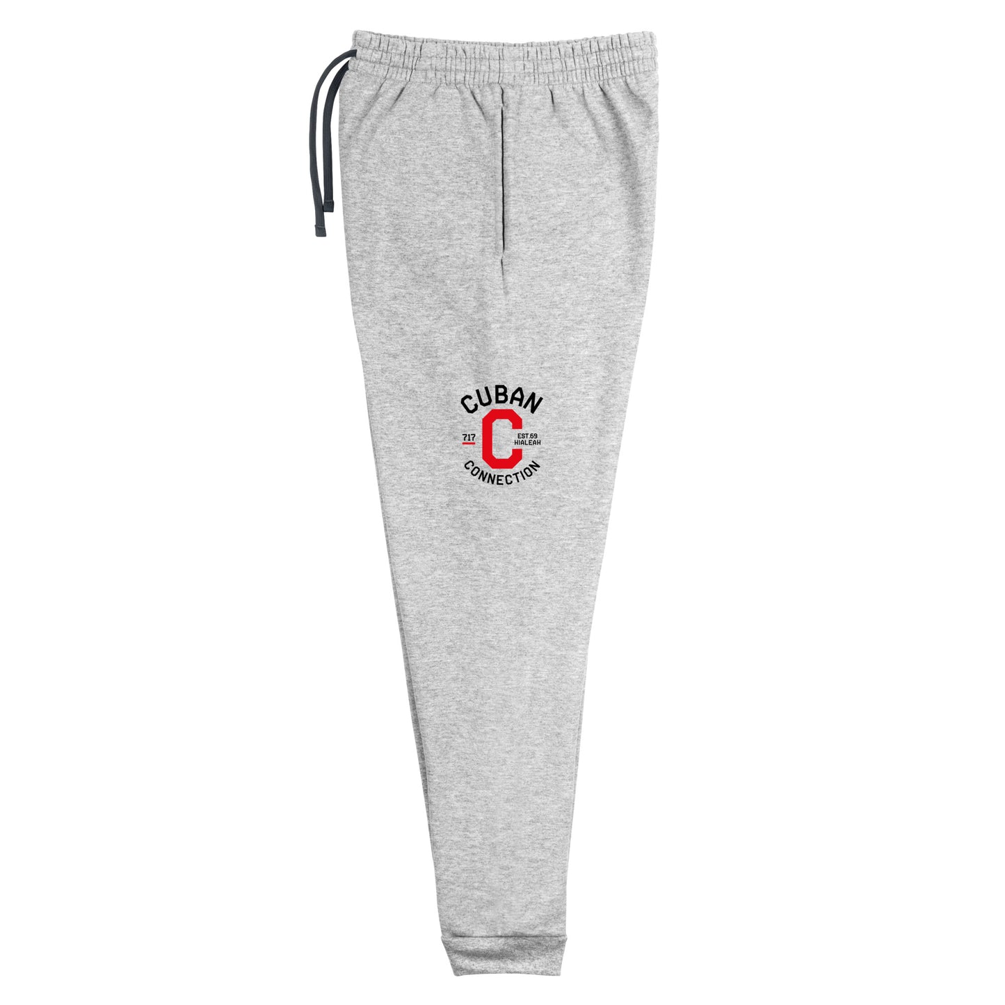 Clásico Black & Red Logo Joggers