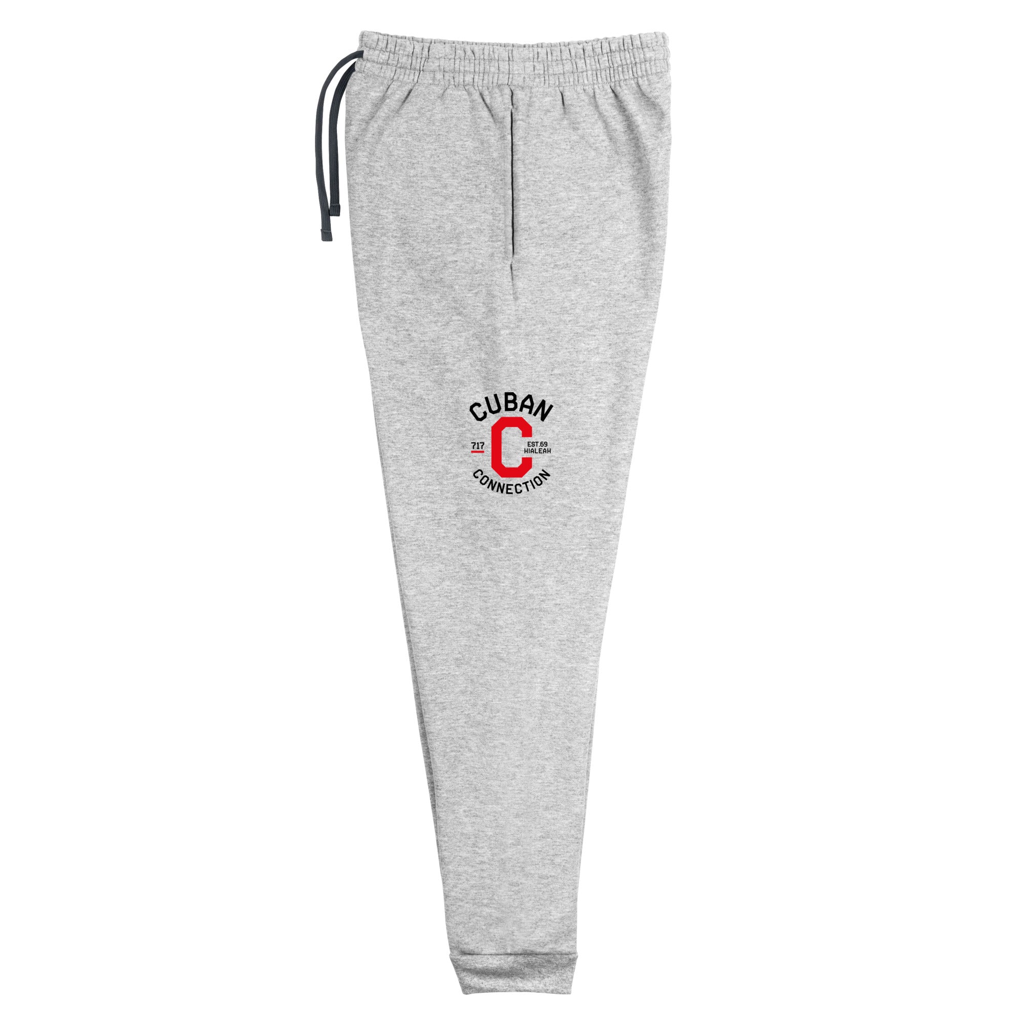Clásico Black & Red Logo Joggers
