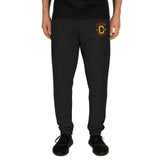 Clásico Red & Yellow Embroidered Logo Joggers