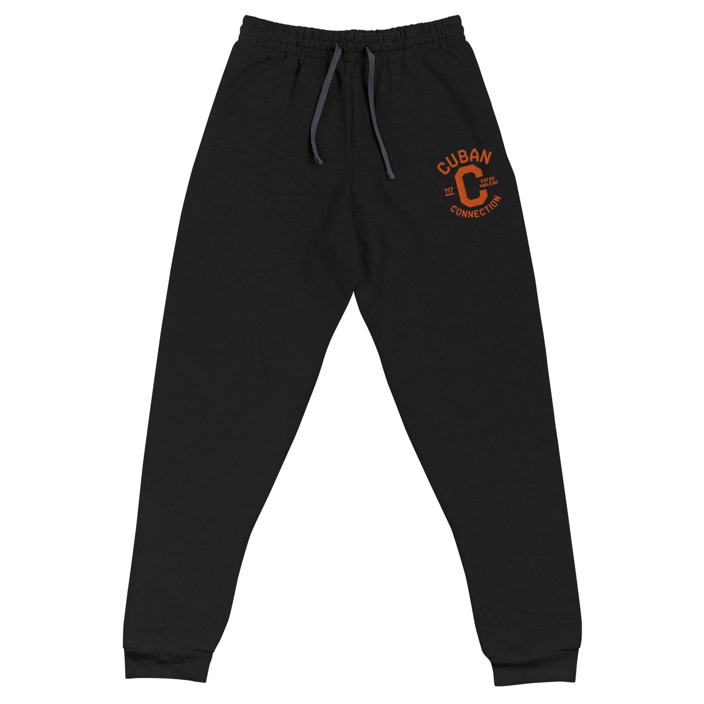 Clásico Orange Embroidered Logo Joggers
