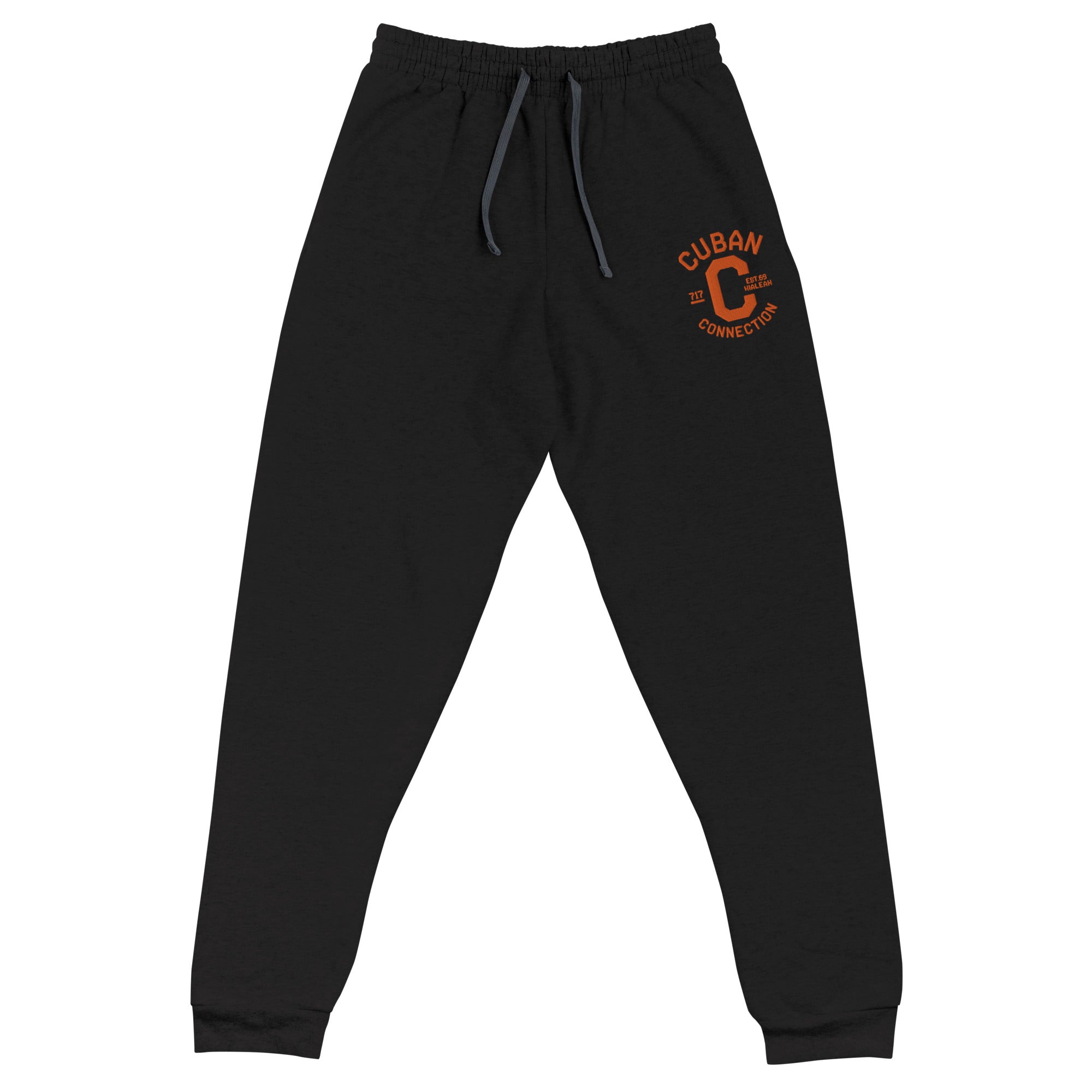 Clásico Orange Embroidered Logo Joggers