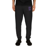 Clásico Purple Embroidered Logo Joggers