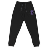 Clásico Purple Embroidered Logo Joggers