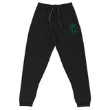 Clásico Green Embroidered Logo Joggers