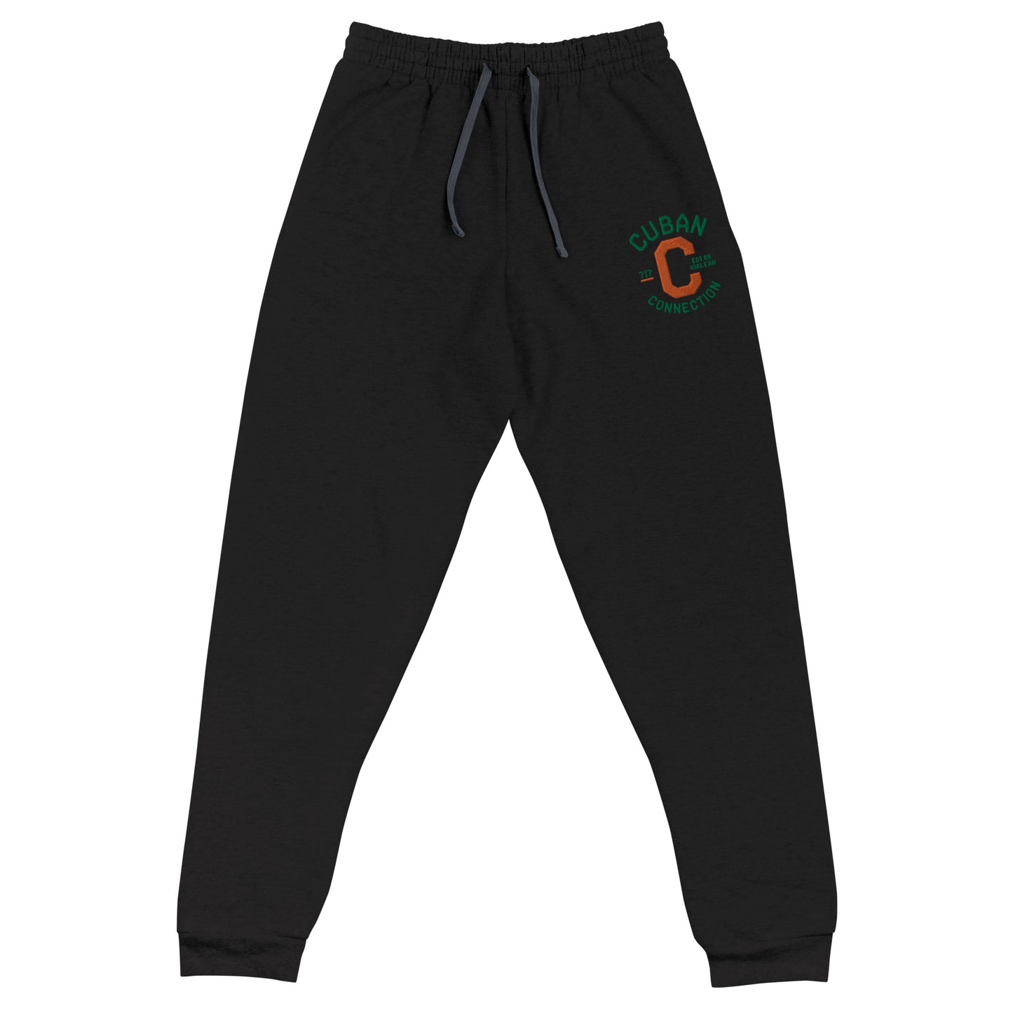 Clásico Green & Orange Embroidered Logo Joggers