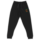 Clásico Green & Orange Embroidered Logo Joggers