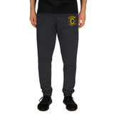 Clásico Yellow Embroidered Logo Joggers