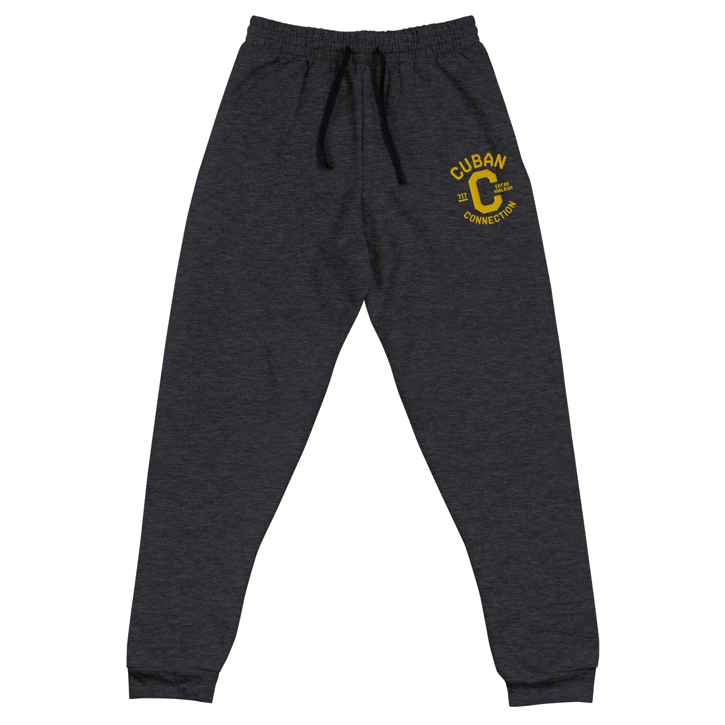 Clásico Yellow Embroidered Logo Joggers