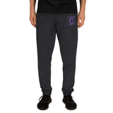 Clásico Purple Embroidered Logo Joggers