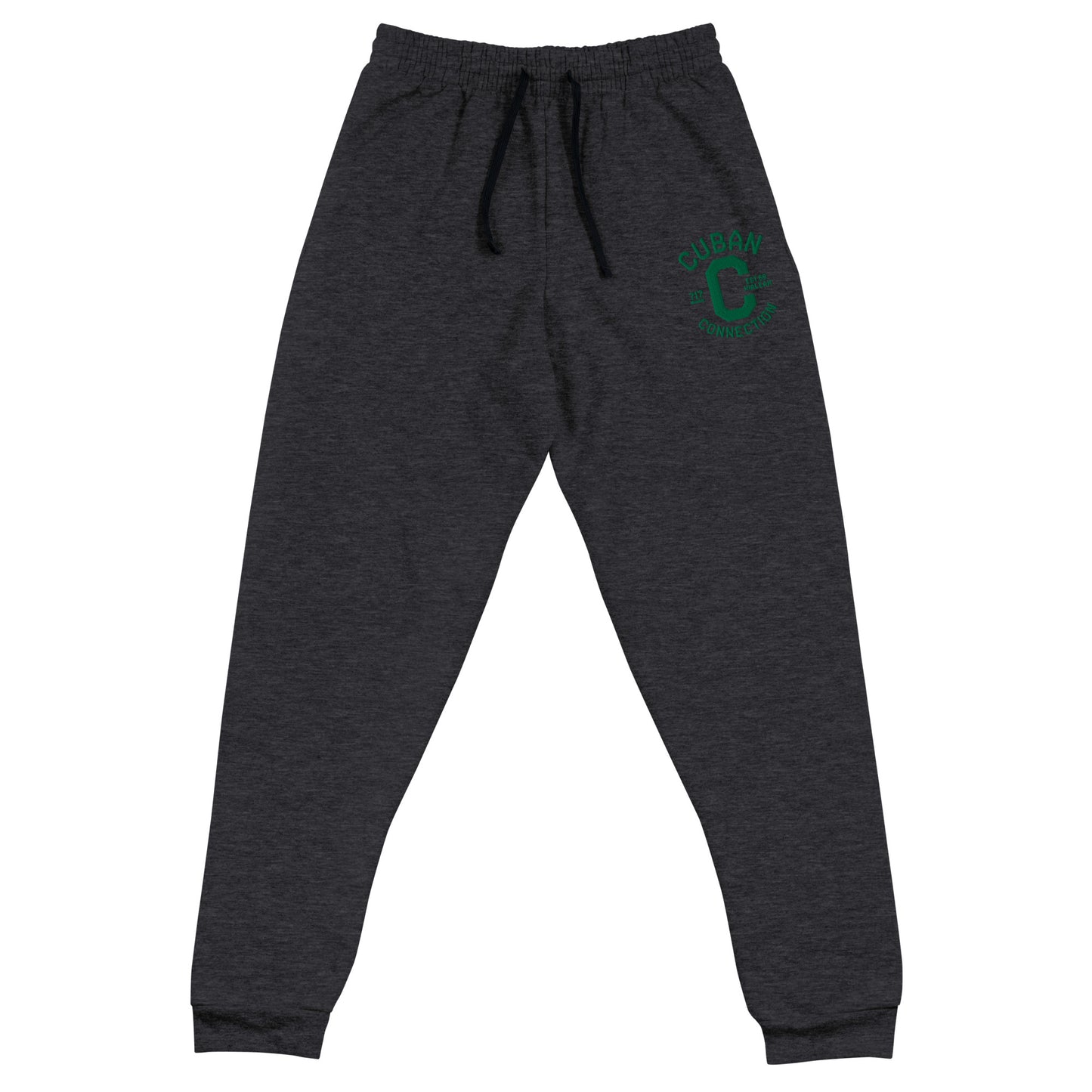 Clásico Green Embroidered Logo Joggers