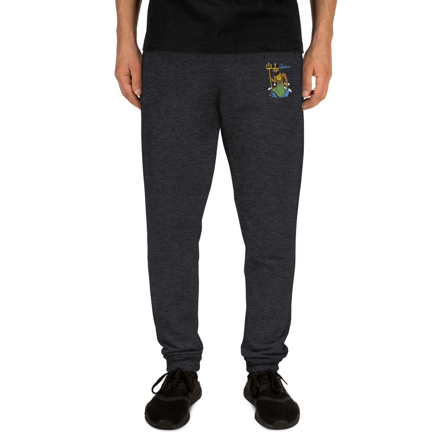 Orisha Olokun Embroidered Joggers