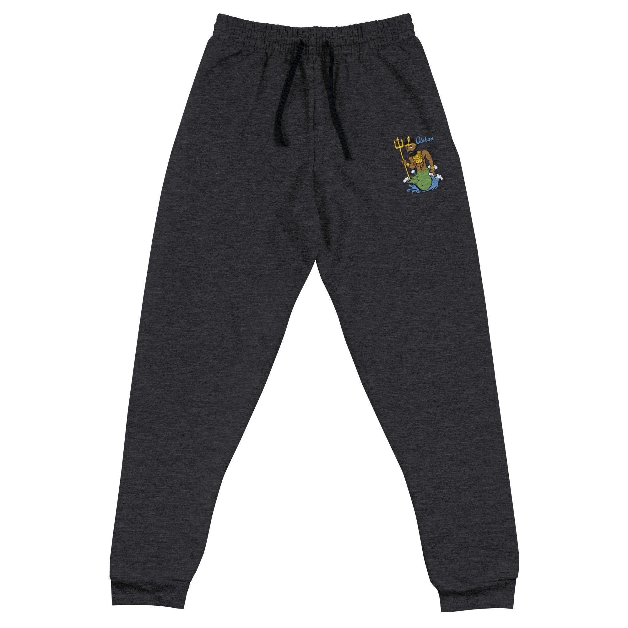 Orisha Olokun Embroidered Joggers