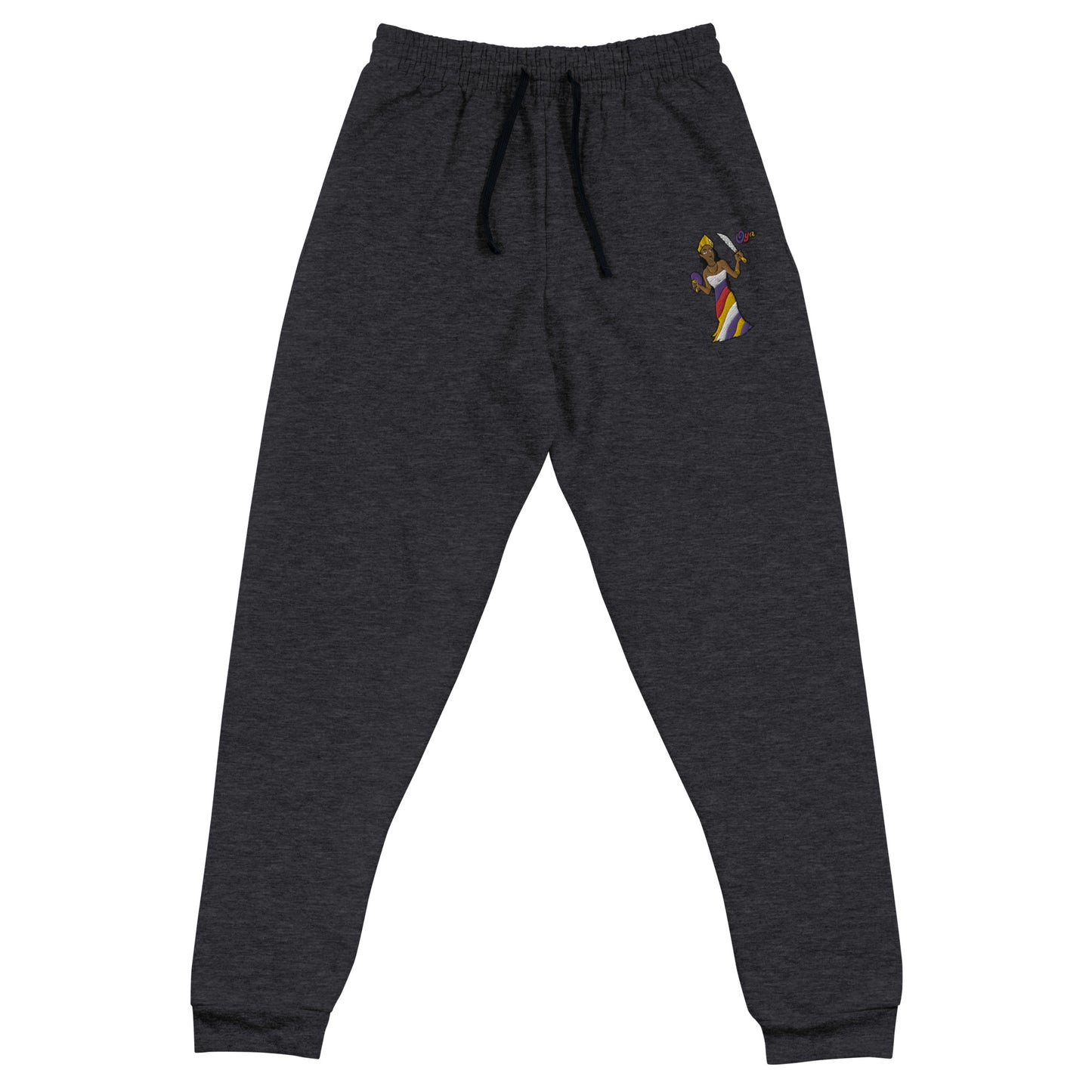 Orisha Ọya Embroidered Joggers