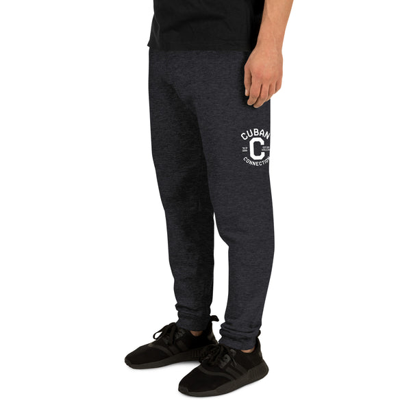 Clásico White Logo Joggers