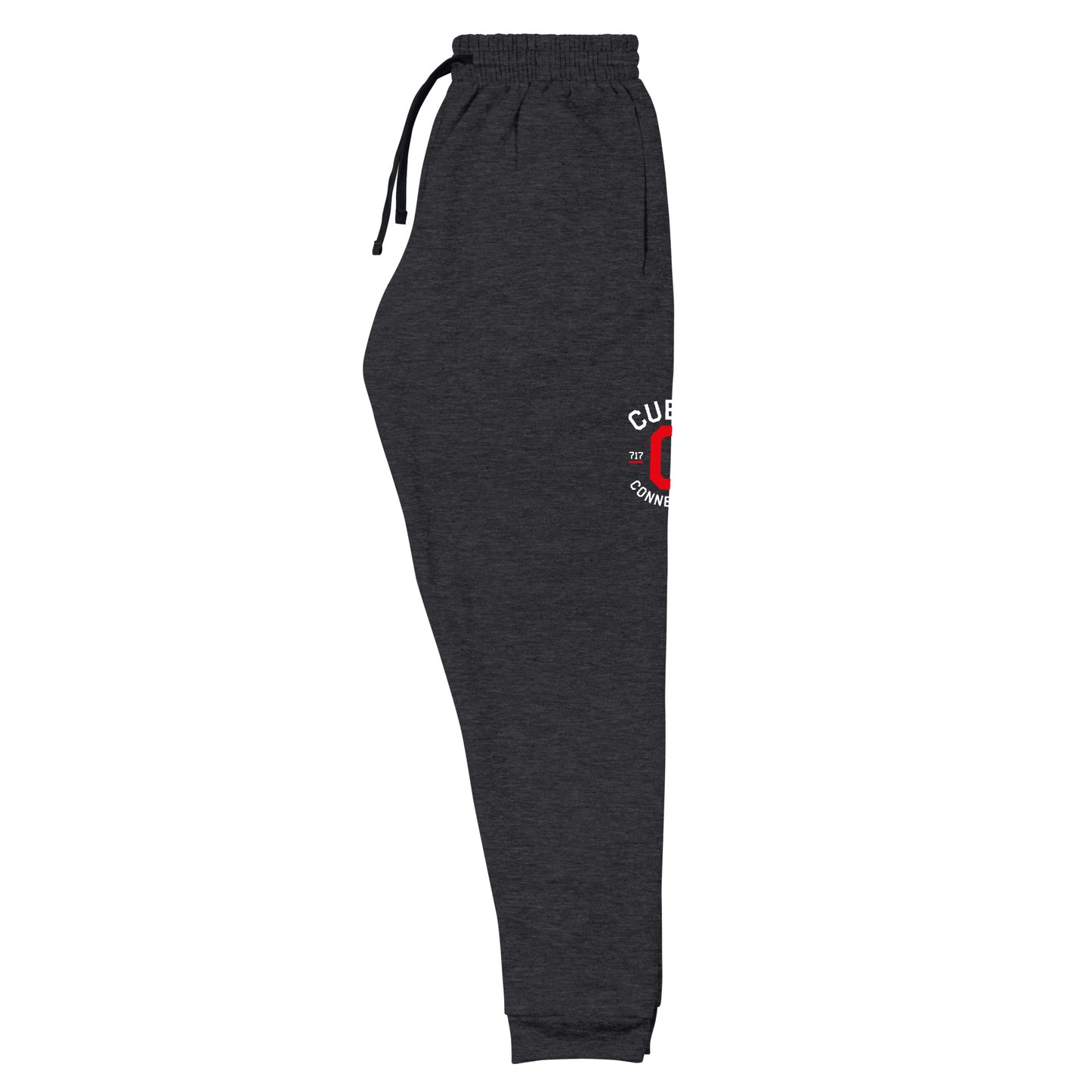 Clásico White & Red Logo Joggers