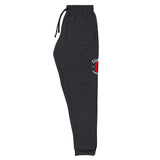 Clásico White & Red Logo Joggers