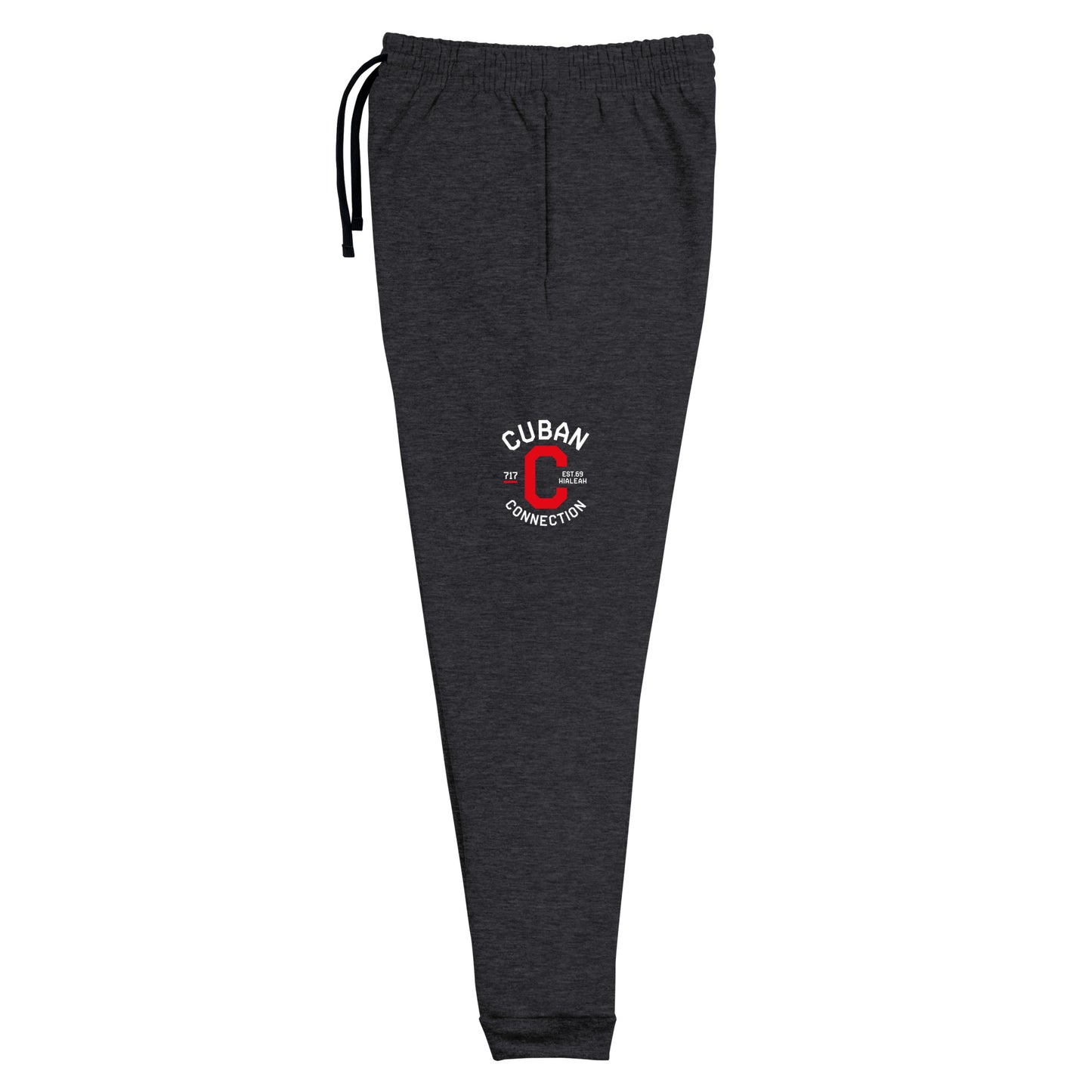 Clásico White & Red Logo Joggers