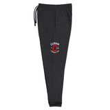 Clásico White & Red Logo Joggers