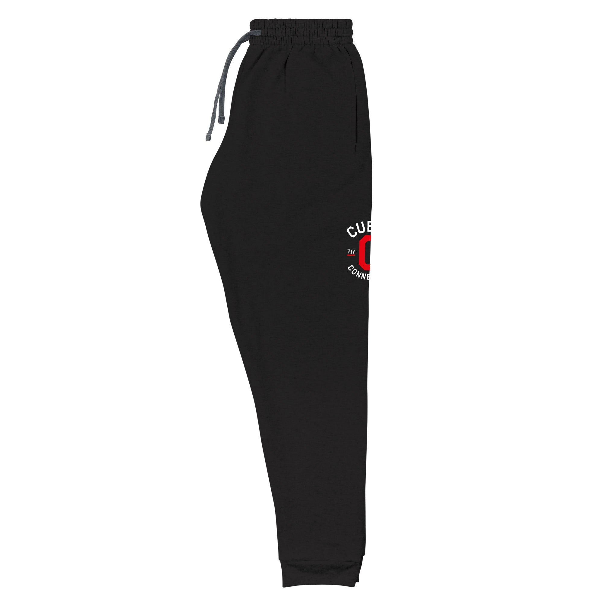 Clásico White & Red Logo Joggers