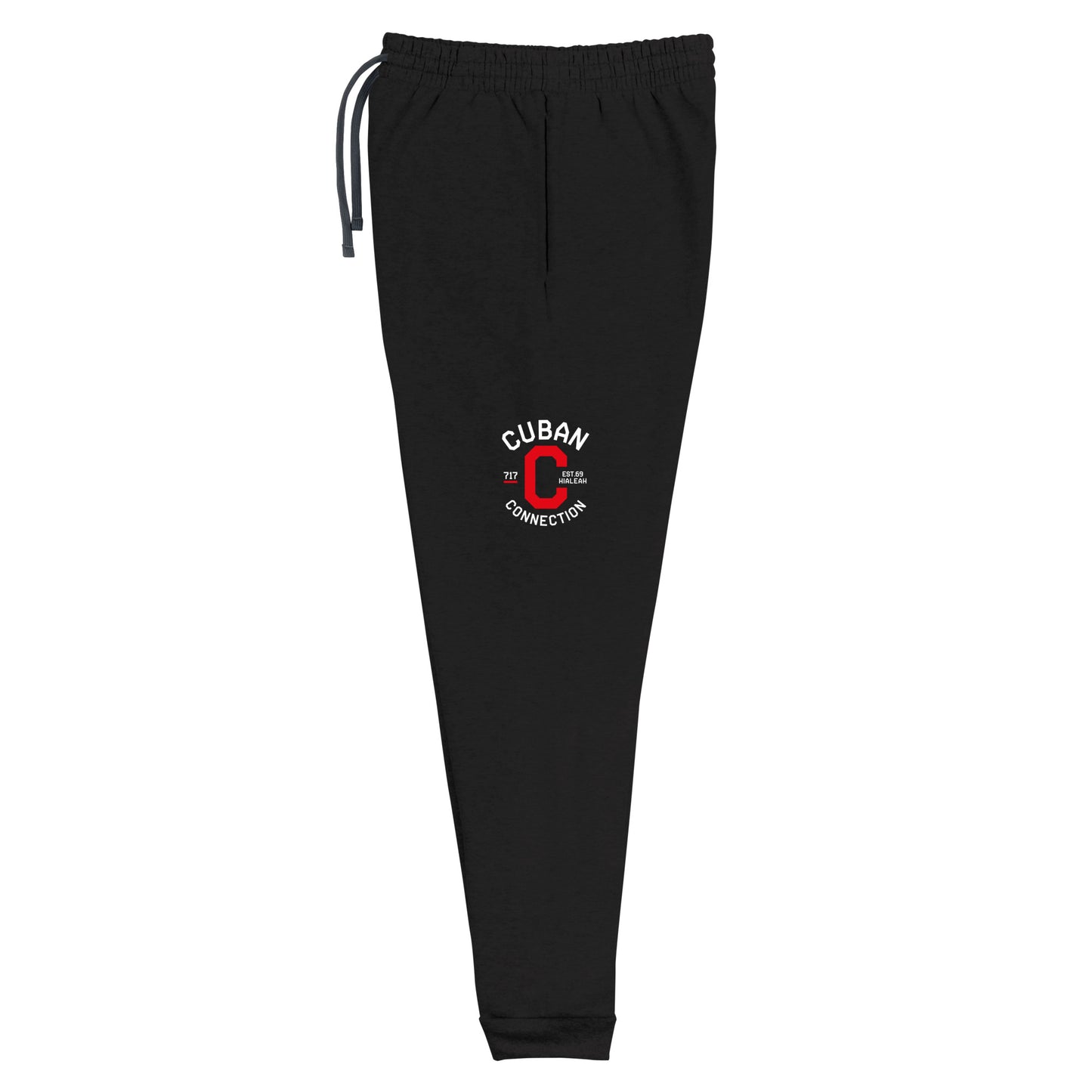 Clásico White & Red Logo Joggers