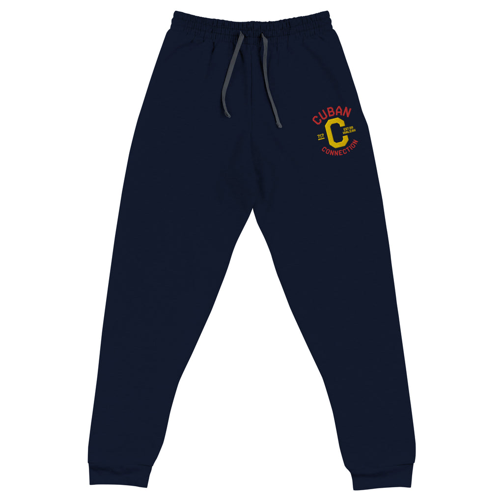 Clásico Red & Yellow Embroidered Logo Joggers