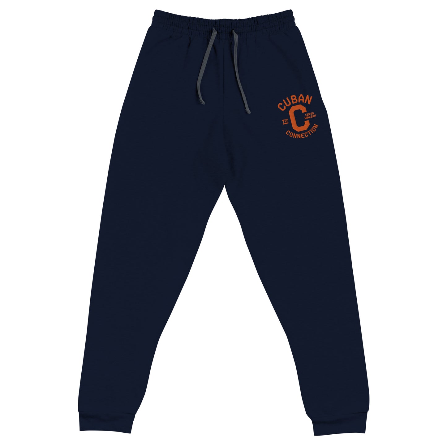 Clásico Orange Embroidered Logo Joggers