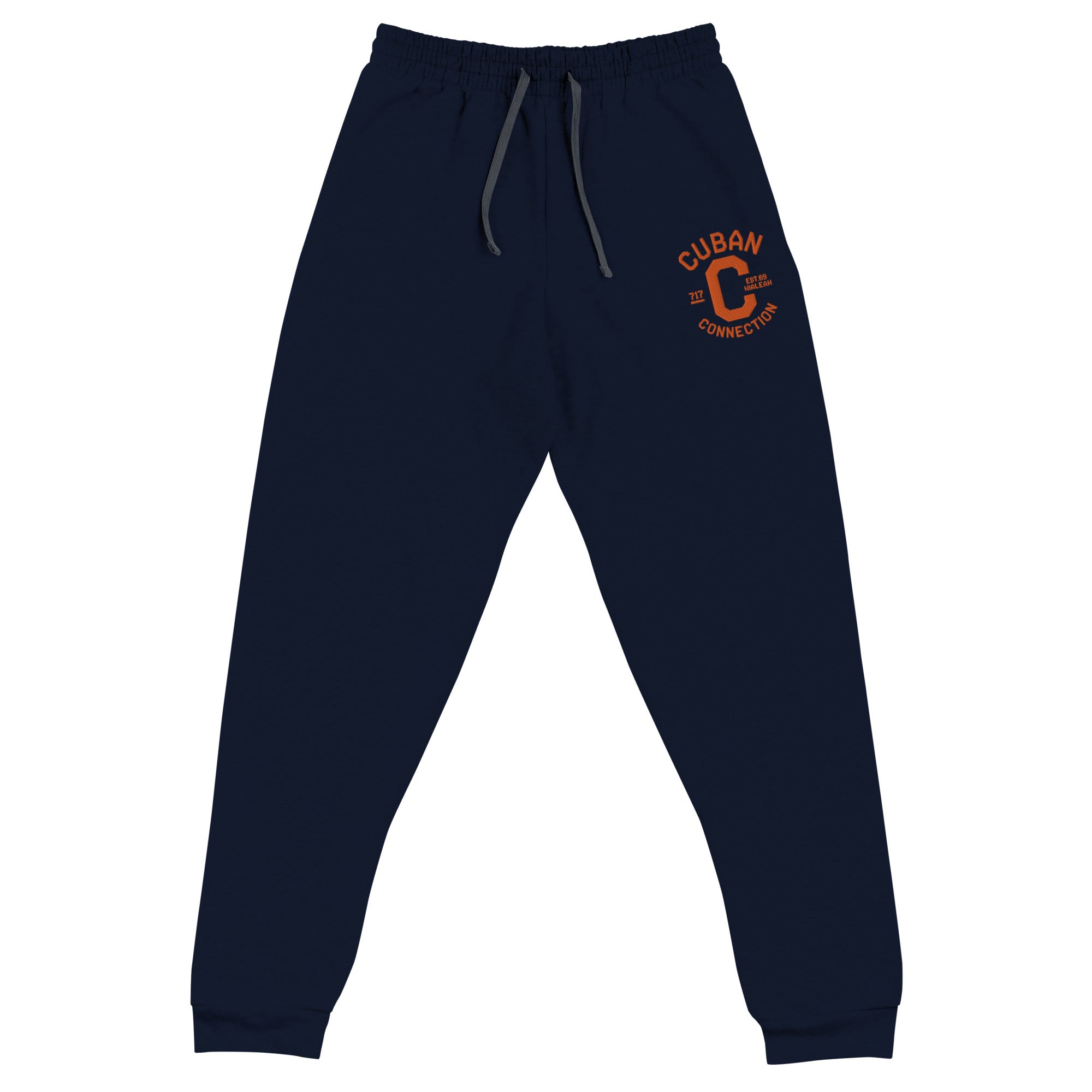 Clásico Orange Embroidered Logo Joggers