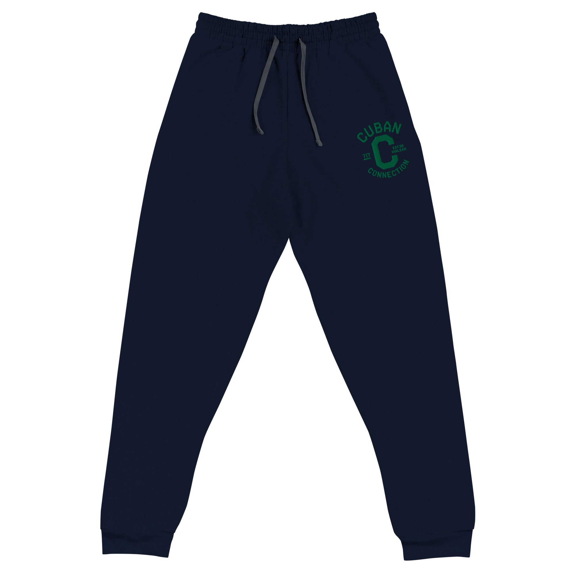 Clásico Green Embroidered Logo Joggers