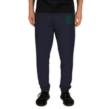 Clásico Green Embroidered Logo Joggers