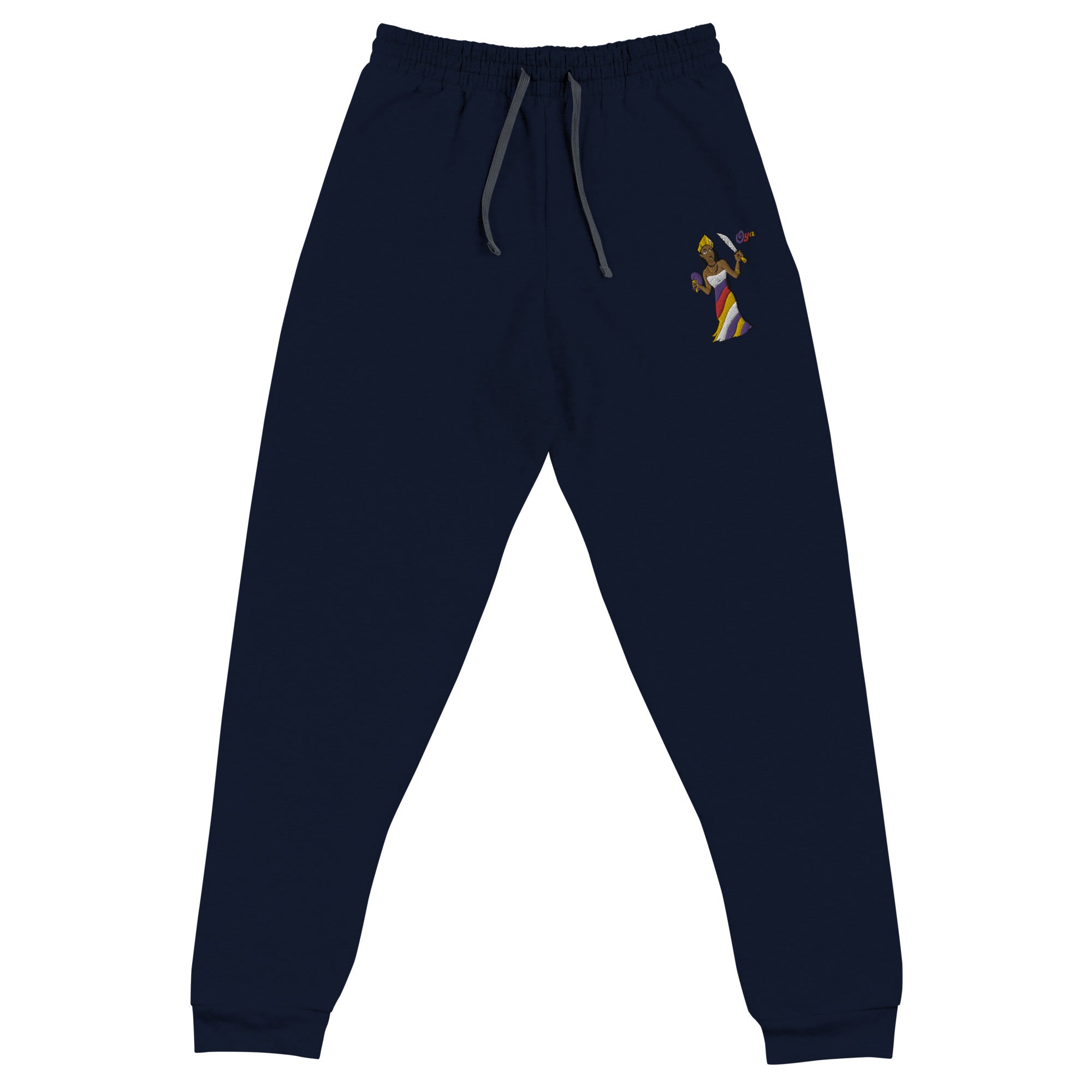 Orisha Ọya Embroidered Joggers