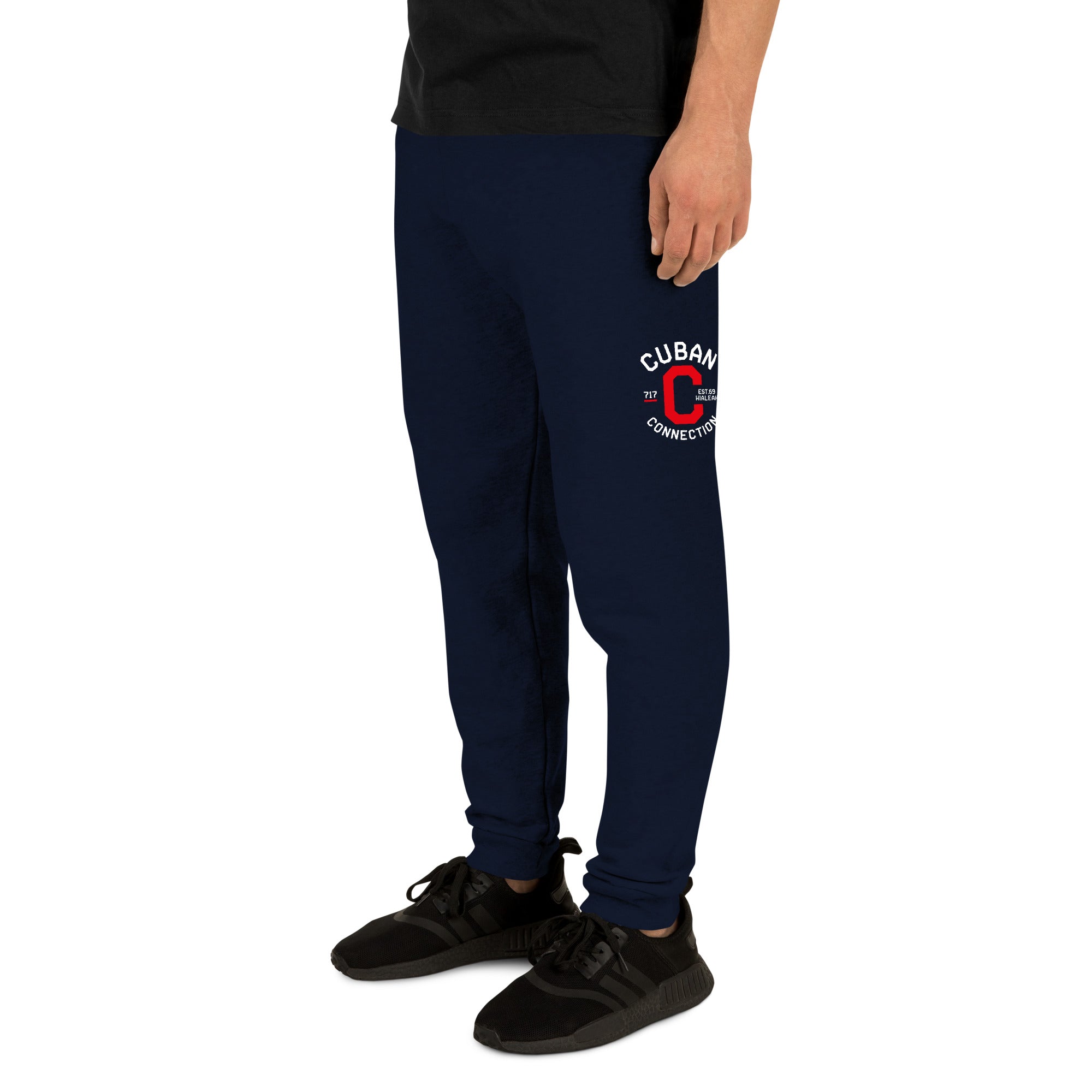 Clásico White & Red Logo Joggers