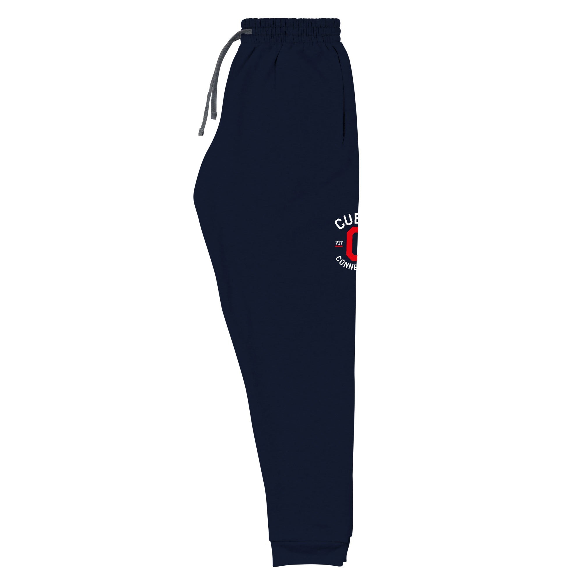 Clásico White & Red Logo Joggers