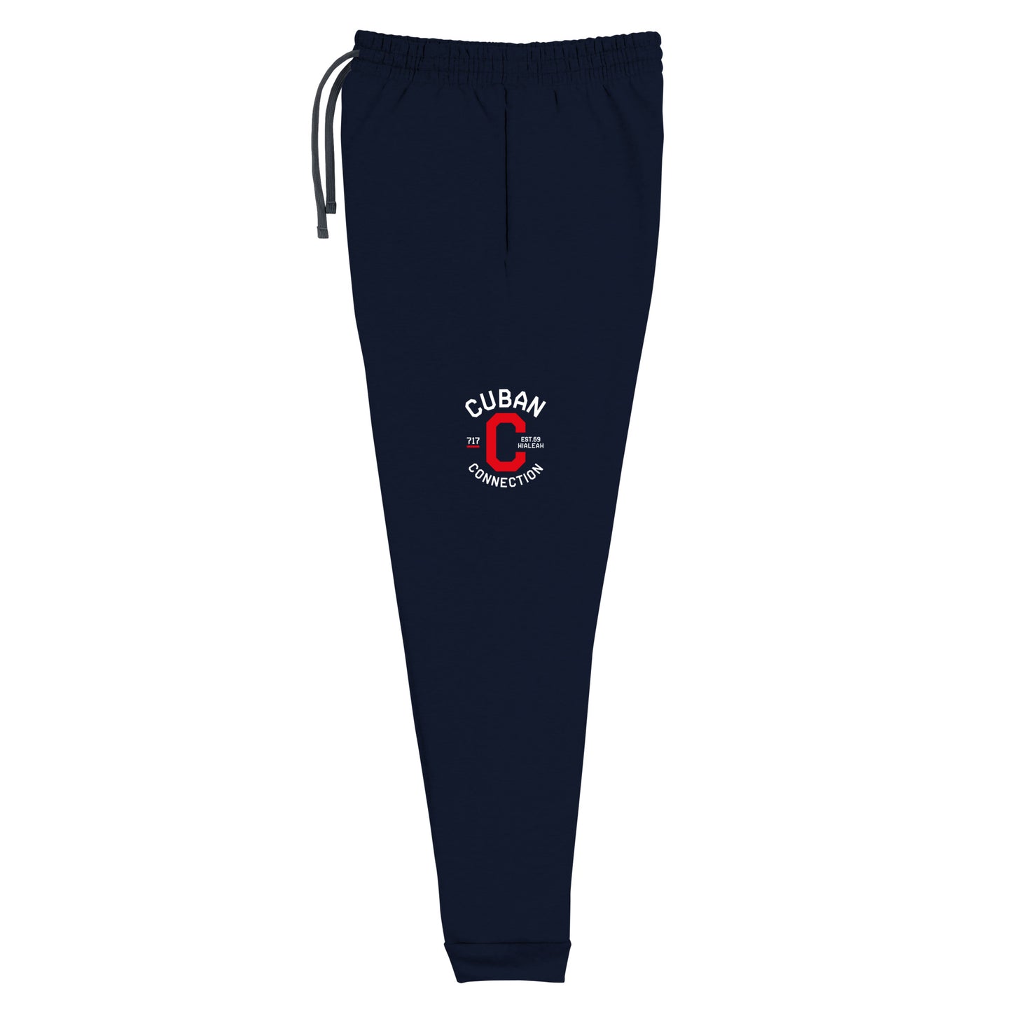 Clásico White & Red Logo Joggers