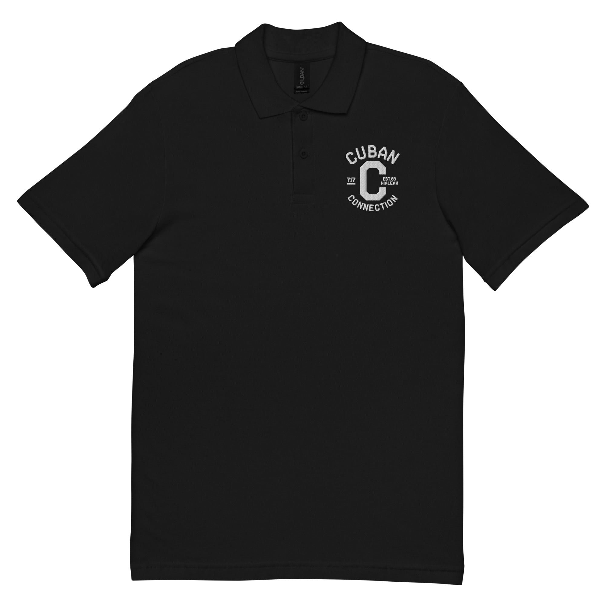 Clásico White Logo Embroidered Polo Shirt