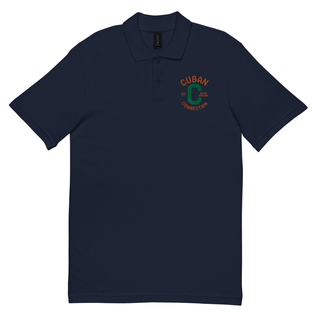 Clásico Green & Orange Logo Embroidered Polo Shirt