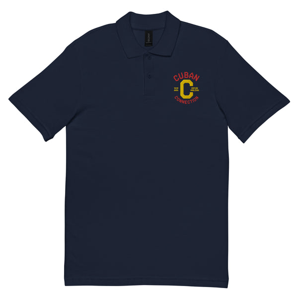 Clásico Red & Yellow Logo Embroidered Polo Shirt