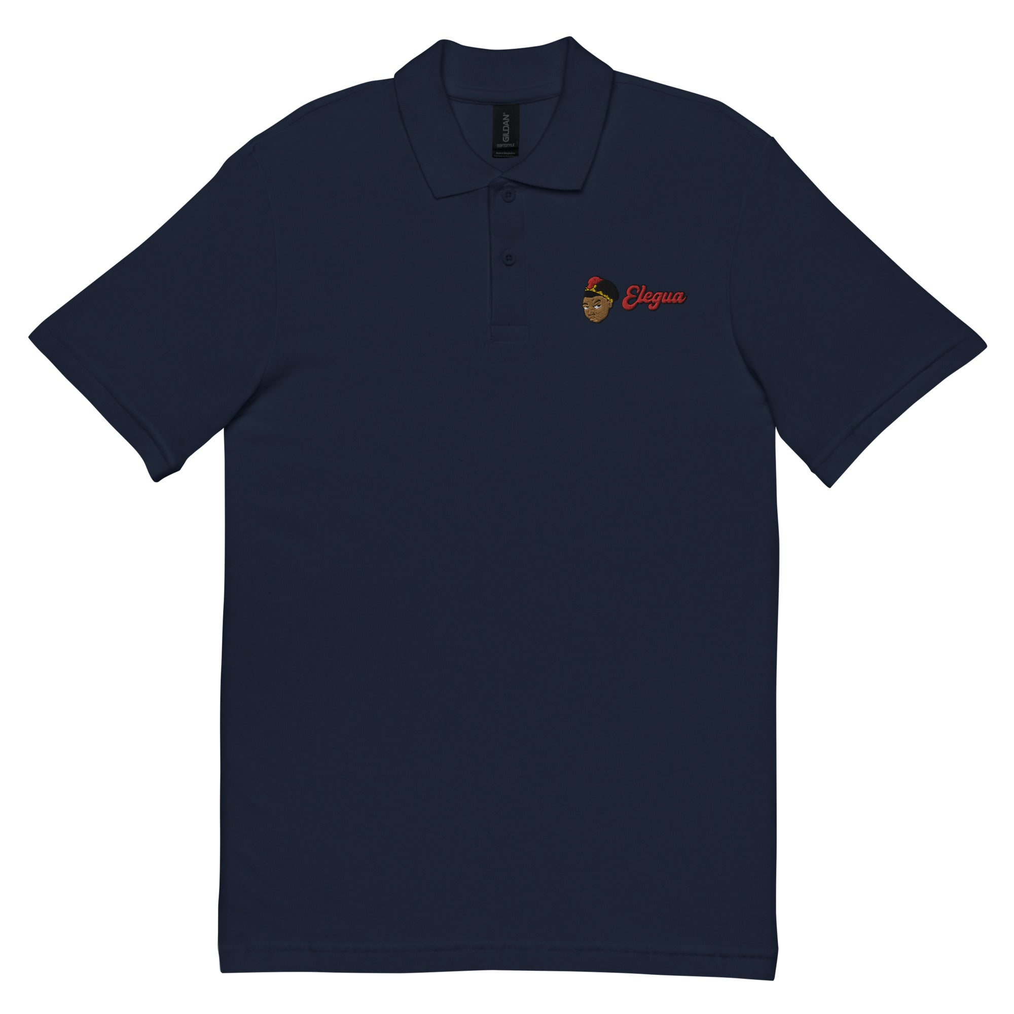 Orisha Eleguá Embroidered Polo Shirt