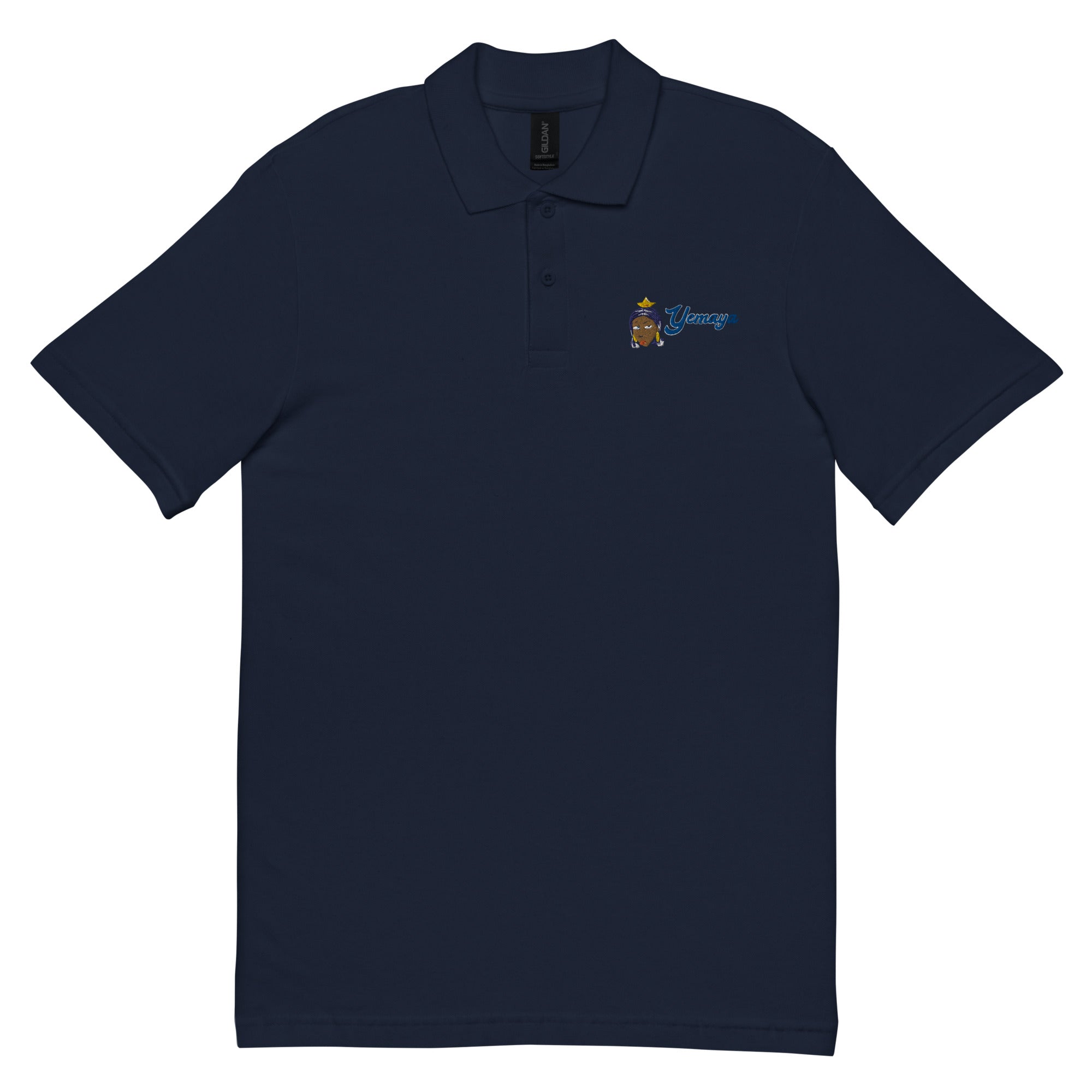 Orisha Yemaya Embroidered Polo Shirt