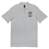Clásico Black & Red Logo Embroidered Polo Shirt