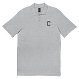 Clásico White & Red Logo Embroidered Polo Shirt