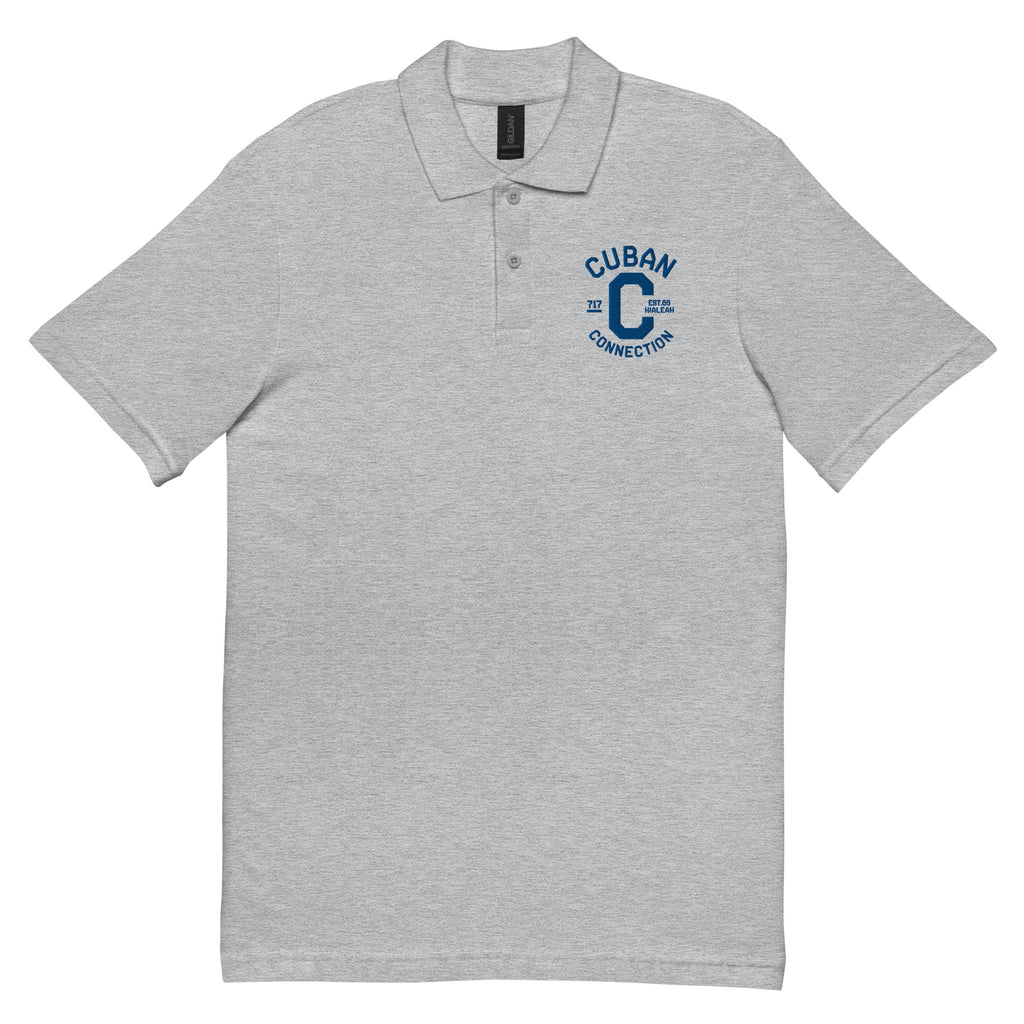 Clásico Blue Logo Embroidered Polo Shirt