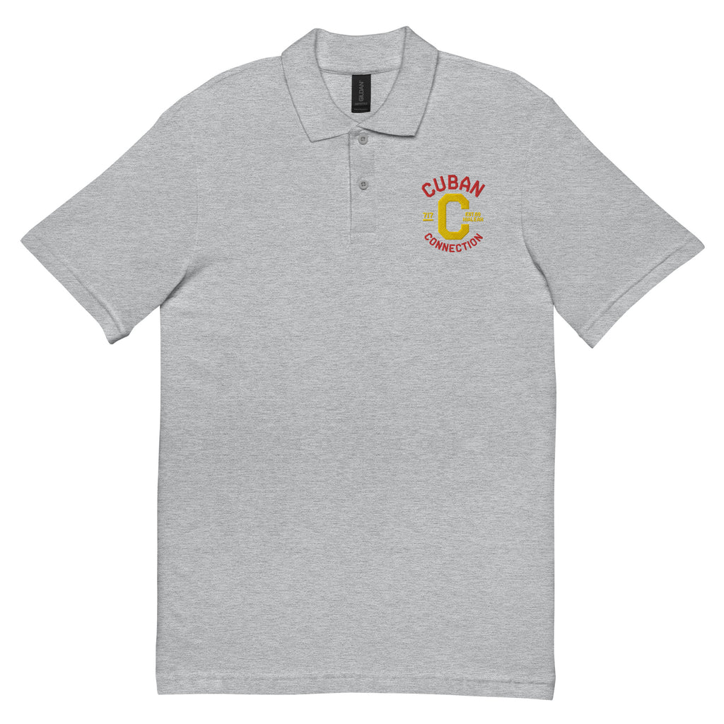 Clásico Red & Yellow Logo Embroidered Polo Shirt