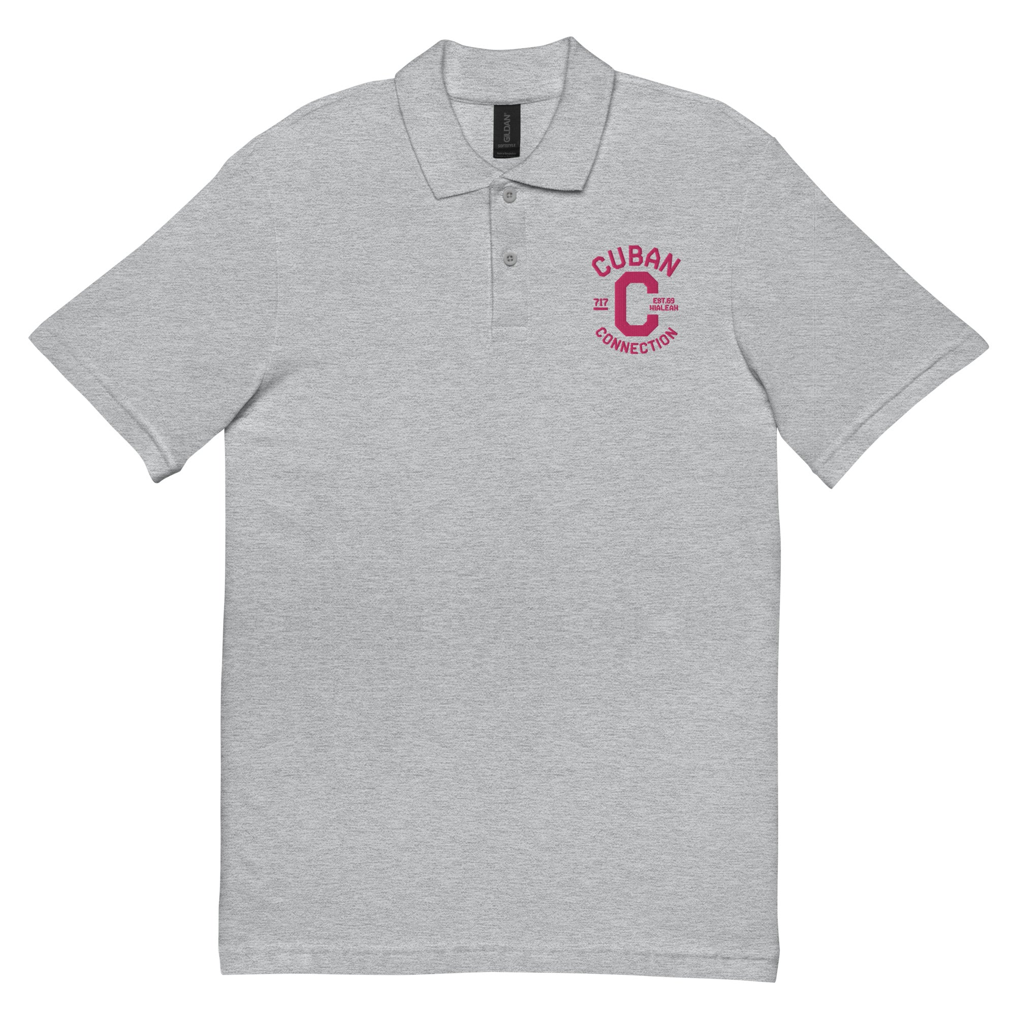 Clásico Pink Logo Embroidered Polo Shirt