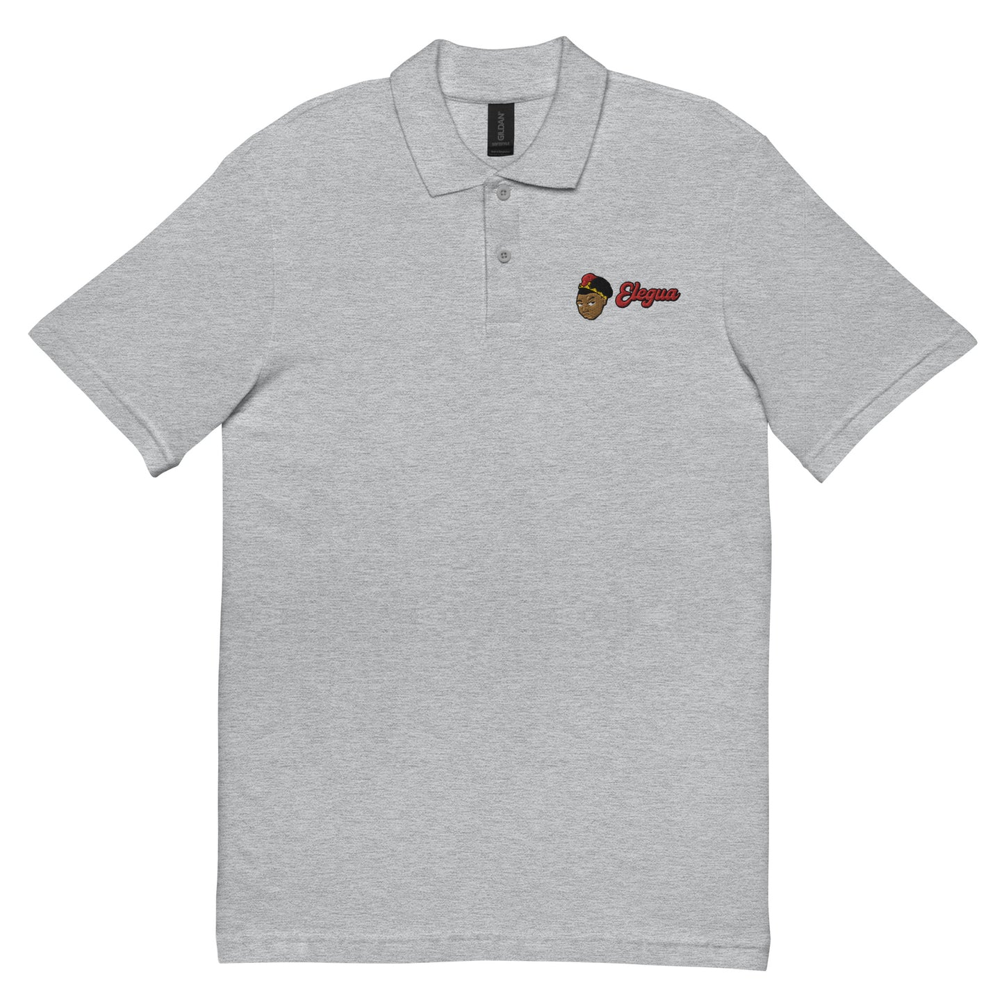 Orisha Eleguá Embroidered Polo Shirt