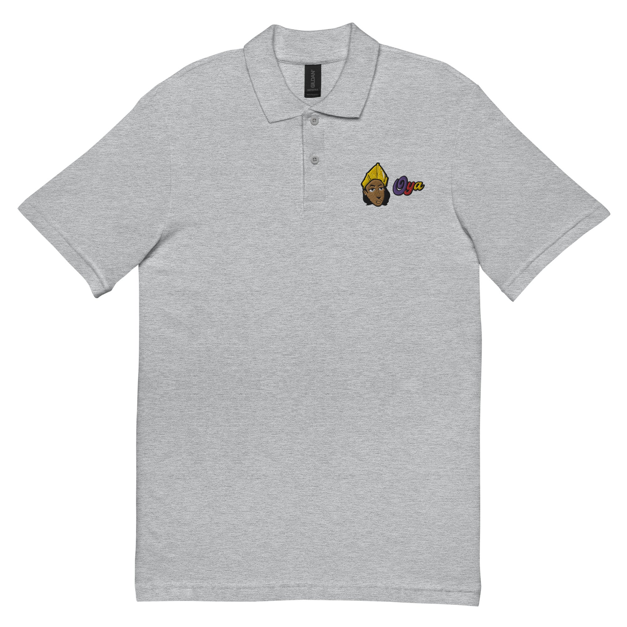 Orisha Ọya Embroidered Polo Shirt