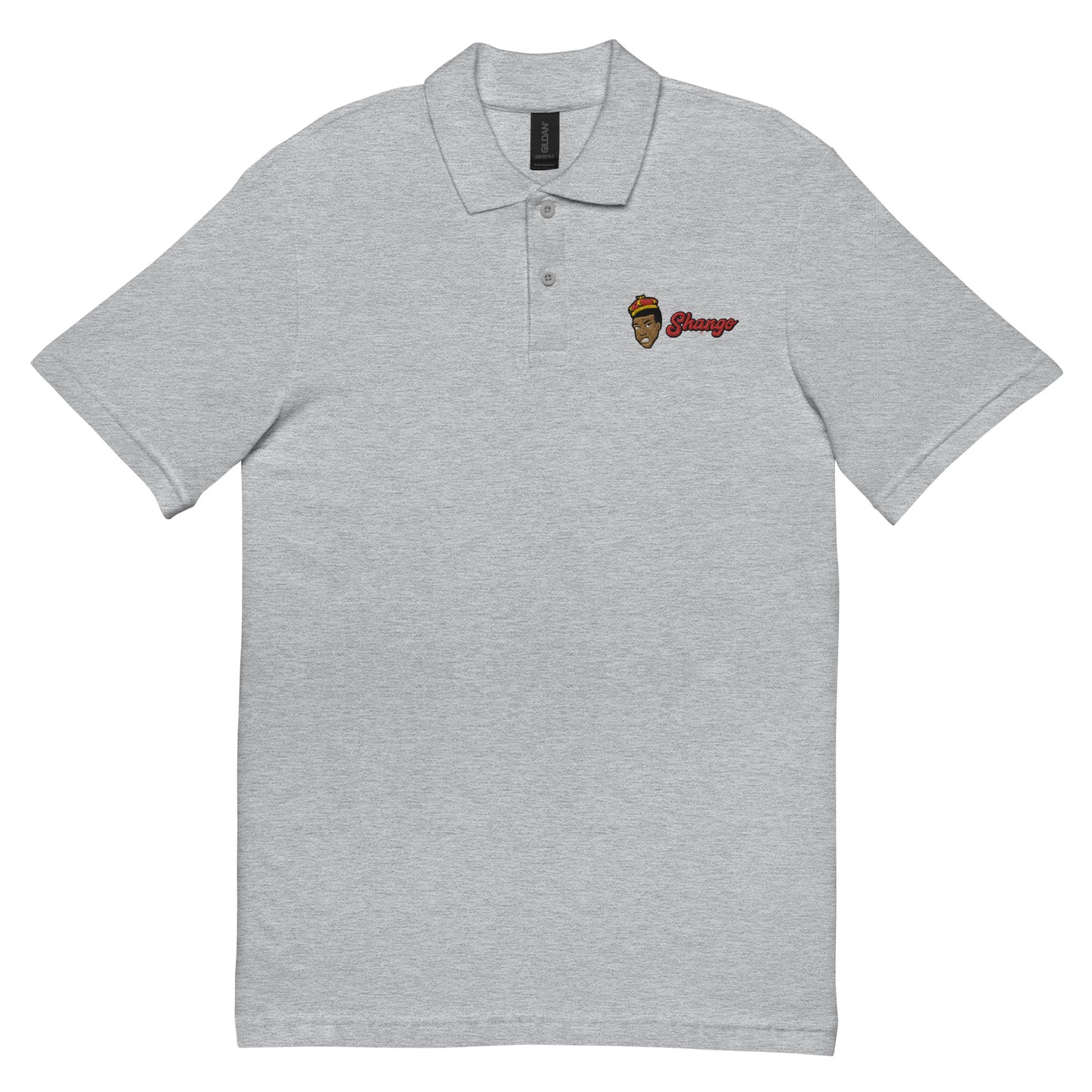 Orisha Shango Embroidered Polo Shirt